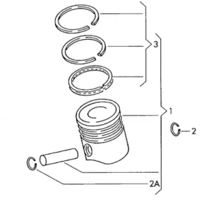 Piston Original Audi A3