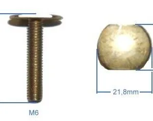 Tornillo de contacto del capó en el panel de refuerzo superior Escort Mk2