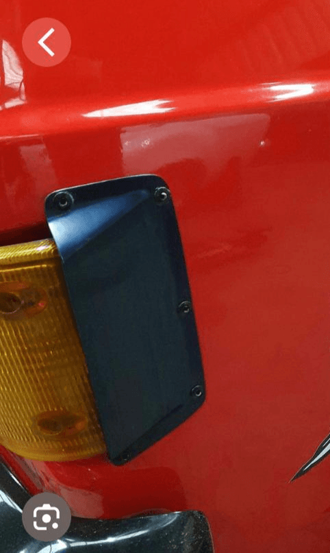 Protectores laterales de faros traseros para Escort Mk2 - Imagen 2